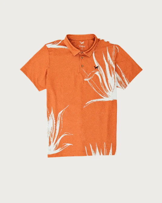 Volpe 4 Volpe_Agave_Rust_Polo_Front
