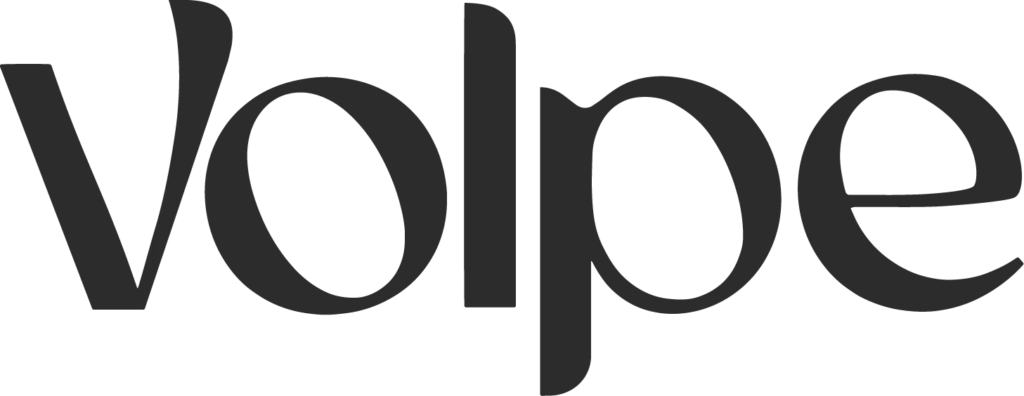 Volpe 3 Volpe logo wordmark charcoal Parábolas & Argumentos